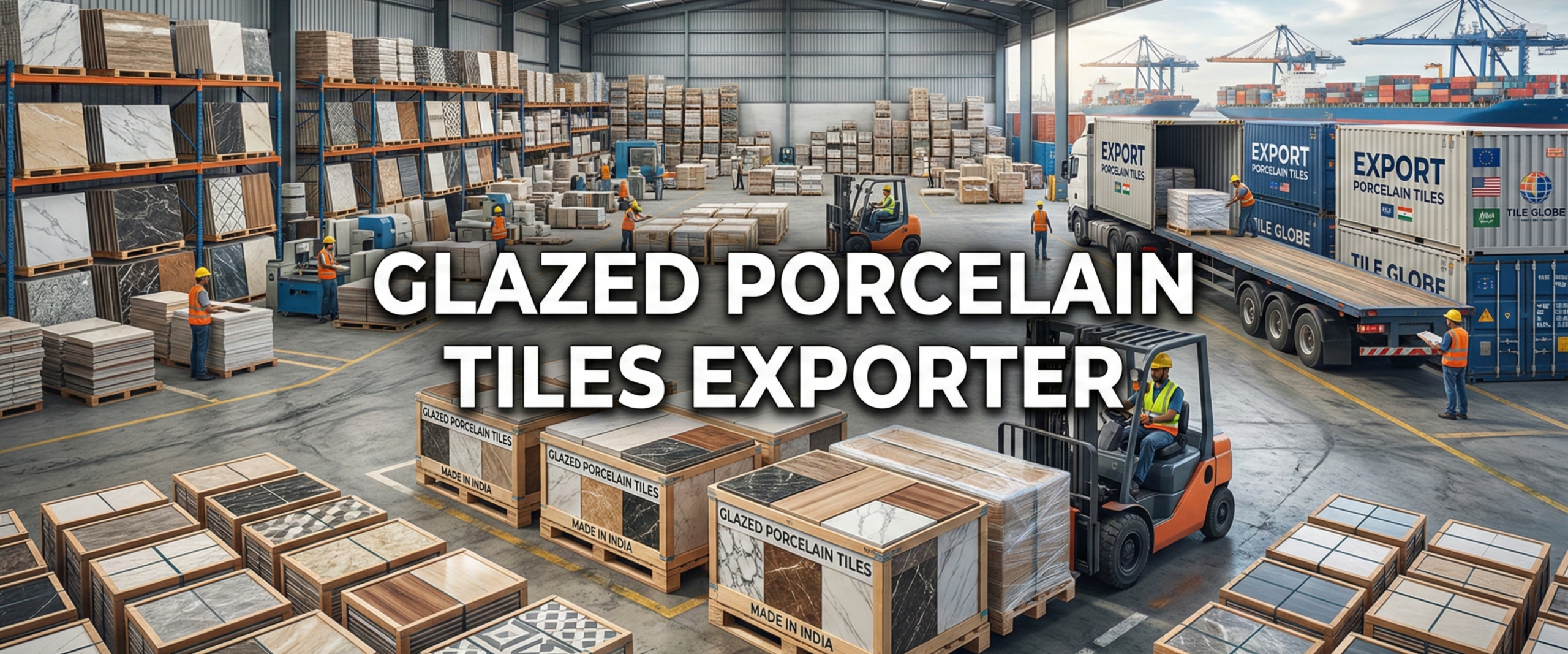 glazed porcelain tiles exporter