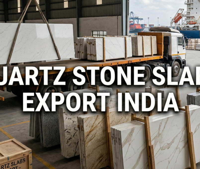 quartz stone slabs export india
