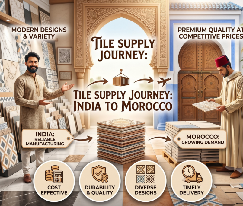 Tiles Supplier India to Morocco