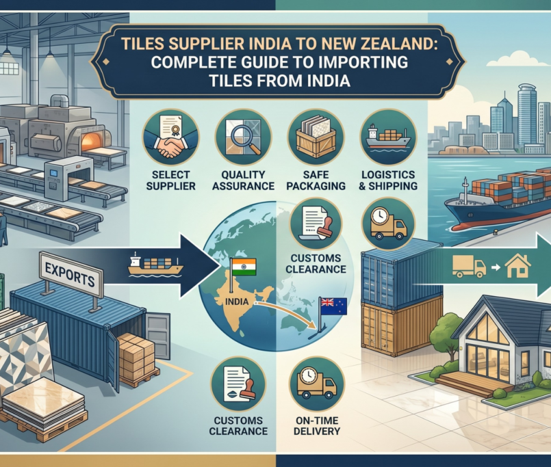 Tiles Supplier India to New Zealand
